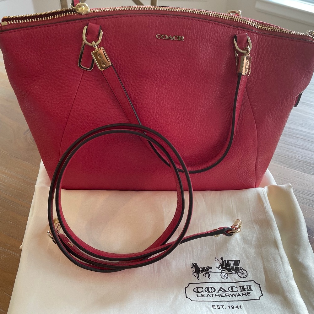 COACH MADISON SMALL KELSEY. BEAUTIFUL SOFT PEBBLE LEATHER!